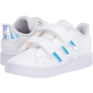 Adidas toddler iridescent Velcro sneakers
